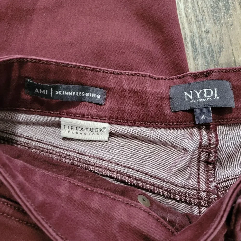 NYDJ Ami Maroon 5 Pocket Skinny Jean